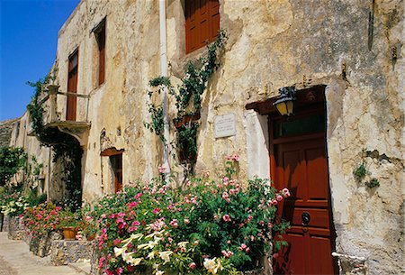Mono Preveli monastery, near Plakias, island of Crete, Greece, Mediterranean, Europe Stock Photo - Rights-Managed, Code: 841-03033583