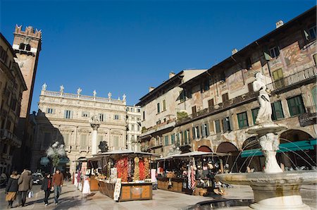 Piazza di Erbe, Verona, Veneto, Italy, Europe Stock Photo - Rights-Managed, Code: 841-03054740