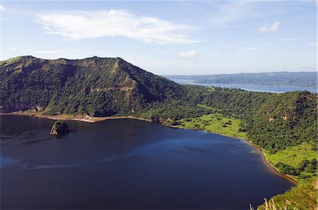 Taal volcano, crater lake, Lake Taal, Luzon, Philippines, Southeast Asia, Asia Stock Photo - Rights-Managed, Code: 841-03055190
