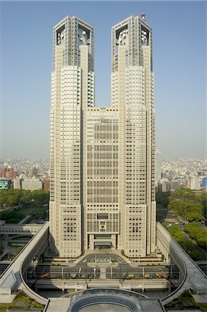 simsearch:841-03056192,k - Metropolitan government building, Tocho, Shinjuku, Tokyo City, Honshu Island, Japan, Asia Stock Photo - Rights-Managed, Code: 841-03056189