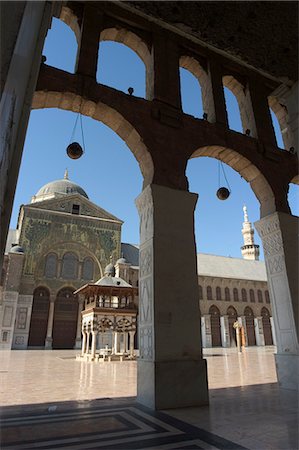 simsearch:841-02708534,k - Umayyad Mosque, UNESCO World Heritage Site, Damascus, Syria, Middle East Stock Photo - Rights-Managed, Code: 841-03056564