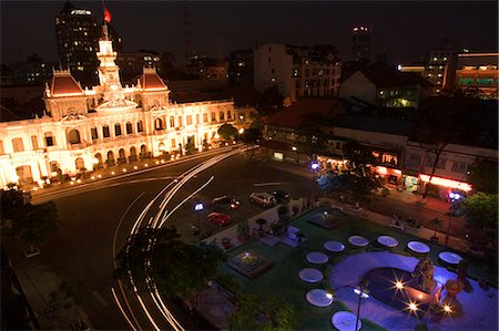 City Hall, Old Hotel de Ville, Ho Chi Minh City (Saigon), Vietnam, Southeast Asia, Asia Stock Photo - Rights-Managed, Code: 841-03056666