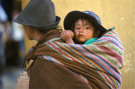 peruvian children - Carrying baby, Cuzco, Peru, South America Stock Photo - Rights-Managed, Code: 841-03057095