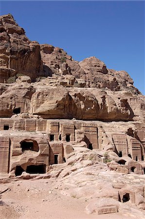 simsearch:841-02944527,k - Nabatean tombs, Petra, UNESCO World Heritage Site, Jordan, Middle East Stock Photo - Rights-Managed, Code: 841-03057561