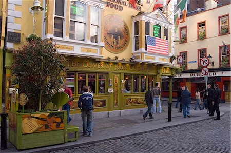 The Oliver St. John Gogarty pub, Temple Bar, Dublin, County Dublin, Republic of Ireland (Eire), Europe Stock Photo - Rights-Managed, Code: 841-03057833