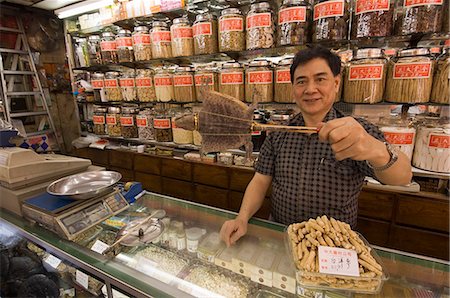 Traditional Chinese medicine, Mong Kok district, Kowloon, Hong Kong, China, Asia Stock Photo - Rights-Managed, Code: 841-03058080