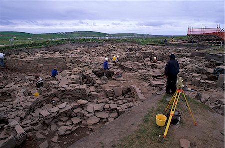 Scatness historic site, covering a period from neolithic to Viking times, South Mainland, Shetland Islands, Scotland, United Kingdom, Europe Stock Photo - Rights-Managed, Code: 841-03064220