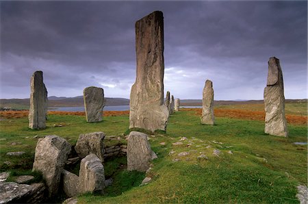 simsearch:841-07202123,k - Callanish (Callanais) Standing Stones, erected by Neolithic people between 3000 and 1500 BC, Isle of Lewis, Outer Hebrides, Scotland, United Kingdom, Europe Stock Photo - Rights-Managed, Code: 841-03064603