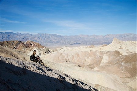 Zabriskie Point, Death Valley National Park, California, United States of America, North America Stock Photo - Rights-Managed, Code: 841-03064898