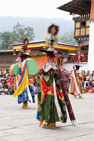 simsearch:841-05845843,k - Buddhist festival (Tsechu), Trashi Chhoe Dzong, Thimphu, Bhutan, Asia Stock Photo - Rights-Managed, Code: 841-03065074