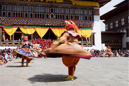 simsearch:841-05845843,k - Buddhist festival (Tsechu), Trashi Chhoe Dzong, Thimphu, Bhutan, Asia Stock Photo - Rights-Managed, Code: 841-03065088