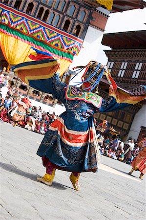 simsearch:841-05845843,k - Buddhist festival (Tsechu), Trashi Chhoe Dzong, Thimphu, Bhutan, Asia Stock Photo - Rights-Managed, Code: 841-03065218