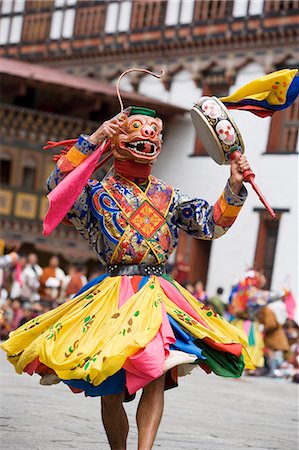 simsearch:841-05845843,k - Buddhist festival (Tsechu), Trashi Chhoe Dzong, Thimphu, Bhutan, Asia Stock Photo - Rights-Managed, Code: 841-03065211