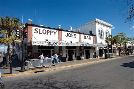 Sloppy Joe's Bar in Duval Street, Key West, Florida, United States of America, North America Stock Photo - Rights-Managed, Code: 841-03065213