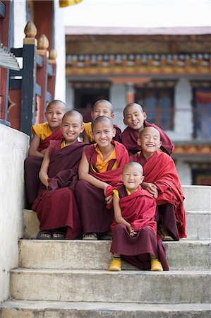 simsearch:841-05845843,k - Group of young Buddhist monks, Karchu Dratsang Monastery, Jankar, Bumthang, Bhutan, Asia Stock Photo - Rights-Managed, Code: 841-03065244