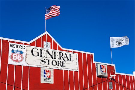 General Store, Seligman, Route 66, Arizona, United States of America, North America Stock Photo - Rights-Managed, Code: 841-03065822