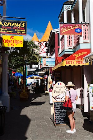 saint martin caribbean - Old Street, Philipsburg, St. Maarten, Netherlands Antilles, Leeward Islands, West Indies, Caribbean, Central America Stock Photo - Rights-Managed, Code: 841-03065957