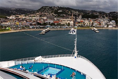 fort de france - Cruise Ship Terminal, Fort-de-France, Martinique, French Antilles, West Indies, Caribbean, Central America Stock Photo - Rights-Managed, Code: 841-03066053