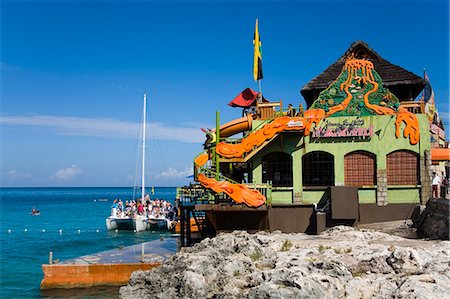 photography jamaica - Margaritaville Pub on the Hip Strip, Montego Bay, Jamaica, West Indies, Caribbean, Central America Stock Photo - Rights-Managed, Code: 841-03066425