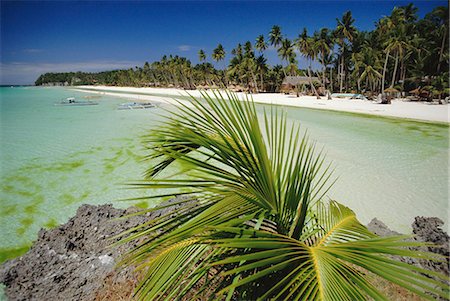 simsearch:841-02722953,k - Côte ouest plage, Boracay, île au large de la côte de Panay, Philippines Photographie de stock - Rights-Managed, Code: 841-03067435