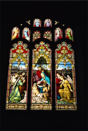 simsearch:841-03031656,k - Stained glass window at Stoke by Nayland church in Constable Country, Suffolk, England, United Kingdom, Europe Stock Photo - Rights-Managed, Code: 841-03067492
