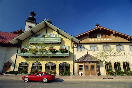 The Bavarian Inn Lodge, in the German style town of Frankenmuth, Little Bavaria, Michigan, United States of America, North America Stock Photo - Rights-Managed, Code: 841-03067599