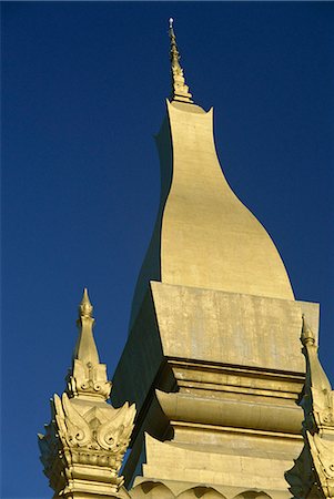 simsearch:841-06501931,k - Detail of spire, Phat That Luang, Vientiane, Laos, Indochina, Southeast Asia, Asia Stock Photo - Rights-Managed, Code: 841-03067792