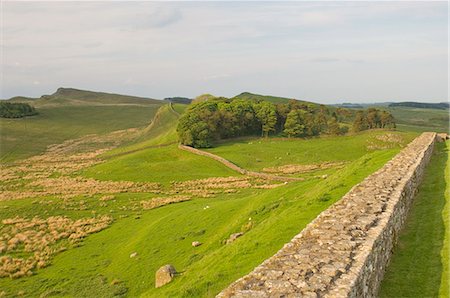 simsearch:841-02916154,k - Roman Wall to east at Housesteads Fort to Sewing Shields Crags, Hadrian's Wall, UNESCO World Heritage Site, Northumberland, England, United Kingdom, Europe Stock Photo - Rights-Managed, Code: 841-03061012