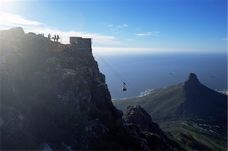 simsearch:841-03061953,k - Cable car going up Table Mountain, Cape Town, South Africa, Africa Stock Photo - Rights-Managed, Code: 841-03061892
