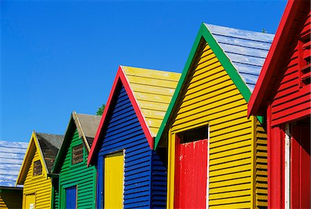 simsearch:841-03061953,k - Colourfully painted Victorian bathing huts in False Bay, Cape Town, South Africa, Africa Stock Photo - Rights-Managed, Code: 841-03062119