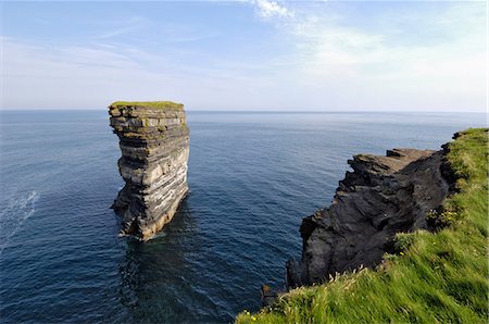 Sea Stack at Downpatrick Head, near Ballycastle, County Mayo, Connacht, Republic of Ireland, Europe Stock Photo - Rights-Managed, Code: 841-03062999