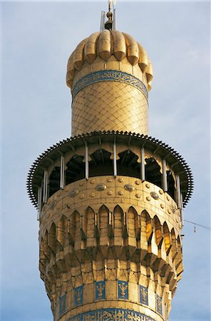 simsearch:841-02944764,k - Minaret of the Al Askariya Mosque, Samarra, Iraq, Middle East Stock Photo - Rights-Managed, Code: 841-03063239