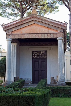 etruscan (places and things) - Reconstruction of Etruscan Temple, Villa Giulia, Rome, Lazio, Italy, Europe Stock Photo - Rights-Managed, Code: 841-03063513