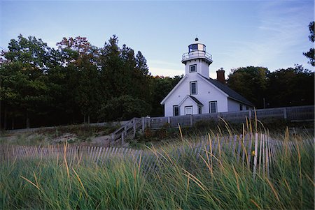 Old Mission Lighthouse, Michigan, United States of America, North America Stock Photo - Rights-Managed, Code: 841-03063808