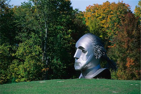 George Washington sculpture, Cheboygan County, Michigan, United States of America, North America Stock Photo - Rights-Managed, Code: 841-03063922