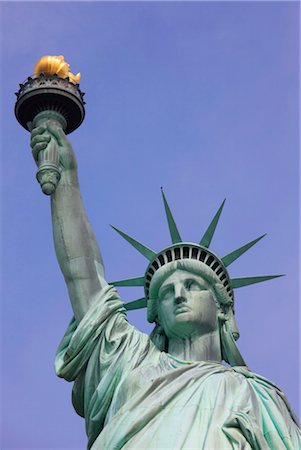 The Statue of Liberty, Liberty Island, New York City, New York, United States of America, North America Stock Photo - Rights-Managed, Code: 841-03454497