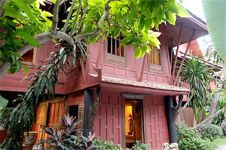 Jim Thompson's Thai House, Bangkok, Thailand, Southeast Asia, Asia Stock Photo - Rights-Managed, Code: 841-03489972