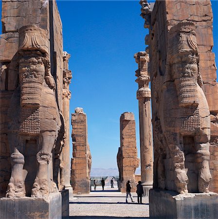simsearch:841-02831081,k - Porch of Xerxes, Persepolis, UNESCO World Heritage Site, Iran, Middle East Stock Photo - Rights-Managed, Code: 841-03483667