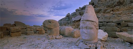 simsearch:841-03031208,k - Anciennes têtes de pierres sculptées, Nemrut Dagi (Nemrut Dag), sur le sommet du Mont Nemrut, patrimoine mondial de l'UNESCO, Cappadoce, Anatolie, Turquie, Asie mineure, Asie Photographie de stock - Rights-Managed, Code: 841-03505209