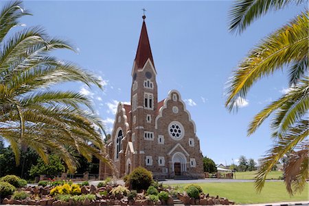 pictures of the african church - Picturesque church, Windhoek, Namibia, Africa Stock Photo - Rights-Managed, Code: 841-03505287