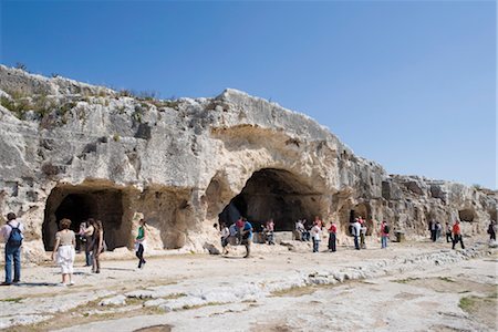 Caves, The Greek Theatre, Syracuse, Sicily, Italy, Europe Stock Photo - Rights-Managed, Code: 841-03502501