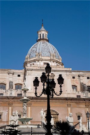 simsearch:841-03063374,k - Cathedral, Palermo, Sicily, Italy, Europe Foto de stock - Con derechos protegidos, Código: 841-03502512