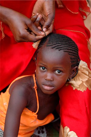 Hair braiding, Dakar, Senegal, West Africa, Africa Stock Photo - Rights-Managed, Code: 841-03502620