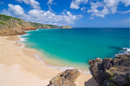 Porthcurno beach, Cornwall, England, United Kingdom, Europe Stock Photo - Rights-Managed, Code: 841-03517202