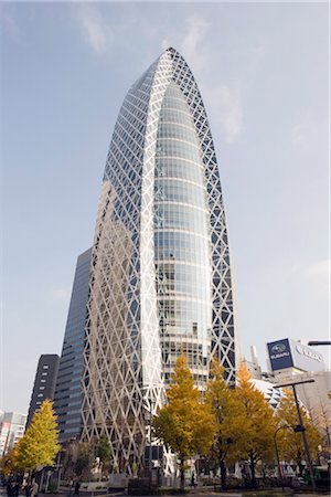 Tokyo Mode Gakuen Cocoon Tower, Design School building, Shinjuku, Tokyo, Japan, Asia Stock Photo - Rights-Managed, Code: 841-03517367