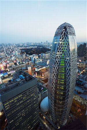 shinjuku - Tokyo Mode Gakuen Cocoon Tower, Design School Building, Shinjuku, Tokyo, Japan, Asia Stock Photo - Rights-Managed, Code: 841-03517549