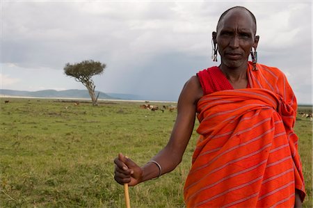 simsearch:841-03673550,k - Masai man, Masai Mara, Kenya, East Africa, Africa Stock Photo - Rights-Managed, Code: 841-03517630