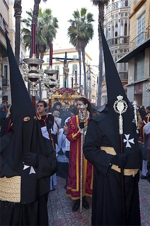 simsearch:841-06807735,k - Semana Santa (Holy Week) celebrations, Malaga, Andalucia, Spain, Europe Stock Photo - Rights-Managed, Code: 841-03674988