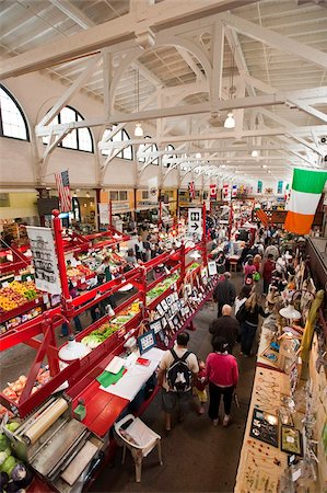 Old city market St. John, New Brunswick, Canada, North America Foto de stock - Con derechos protegidos, Código: 841-03675031