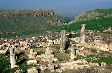 simsearch:841-03676615,k - Ruins of the 4th century Synagogue at Arbel in the Galilee, Israel, Middle East Stock Photo - Rights-Managed, Code: 841-03675701